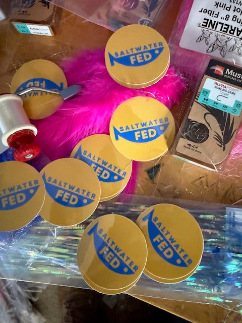Saltwater Fed Sticker